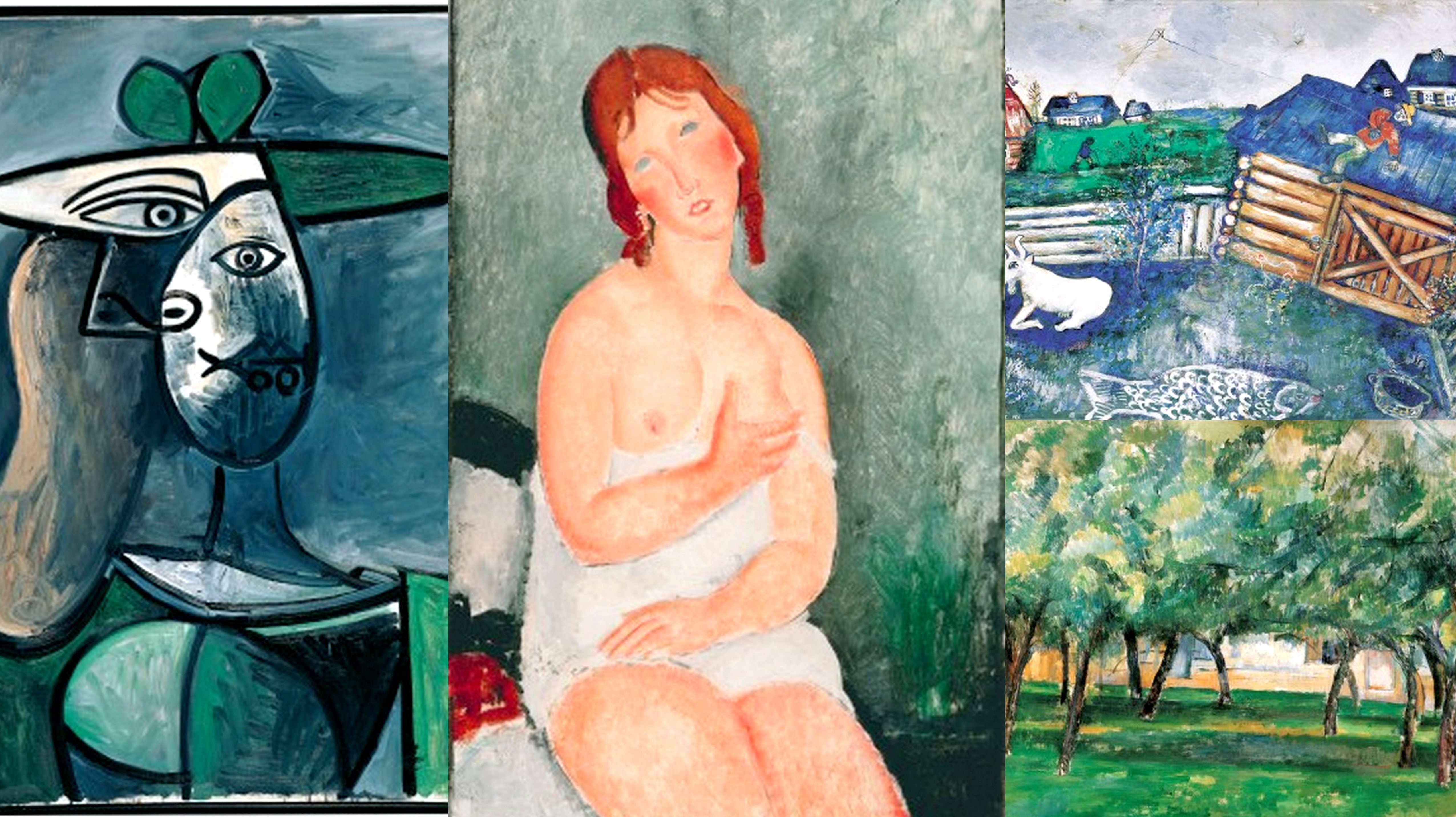 Picasso - Dáma v zelenom klobúku